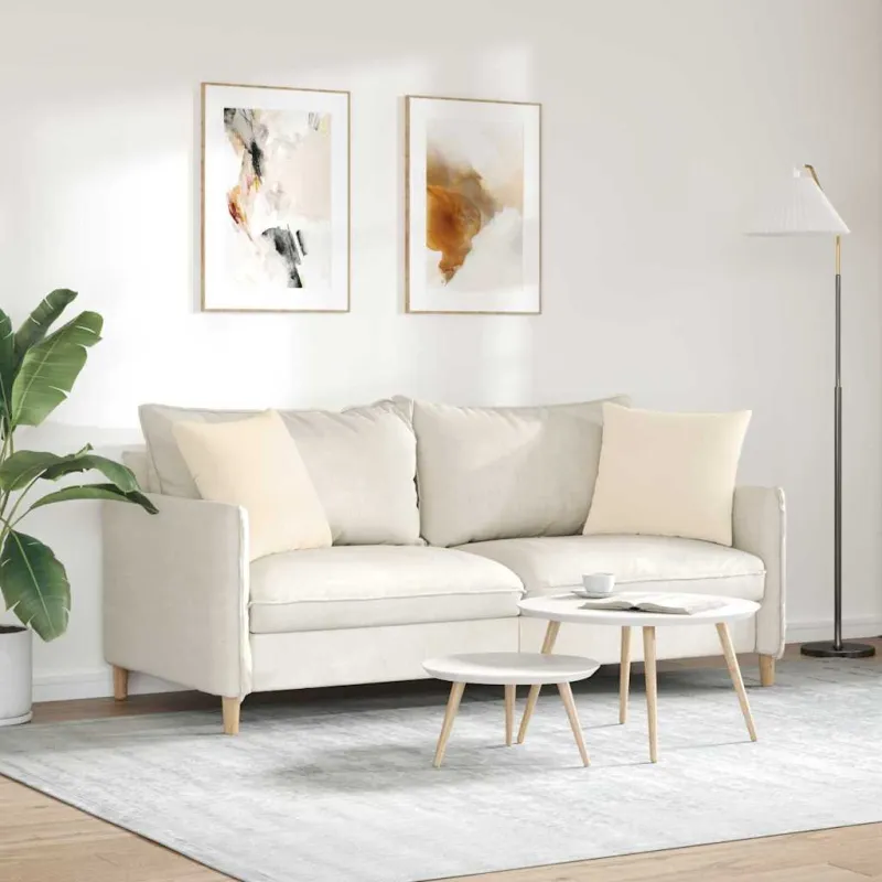 Sofa Pagalvės 2 pcs Smėlio 45 x 45 cm audinys