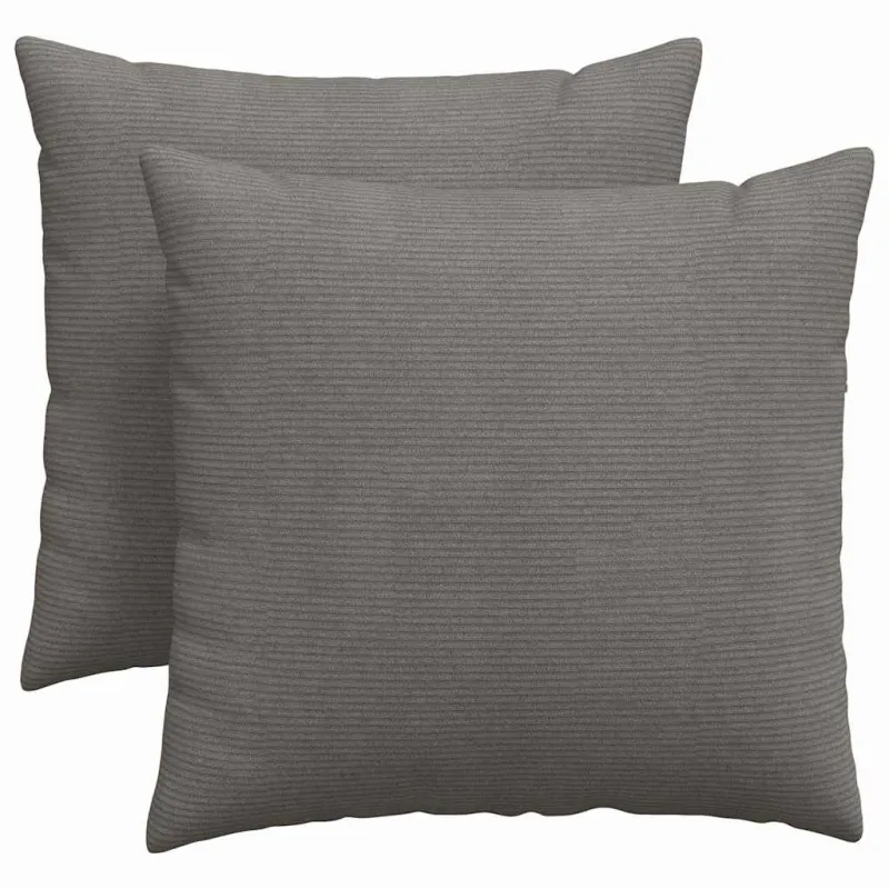 Sofa Pagalvės 2 pcs Šviesiai pilka 45 x 45 cm