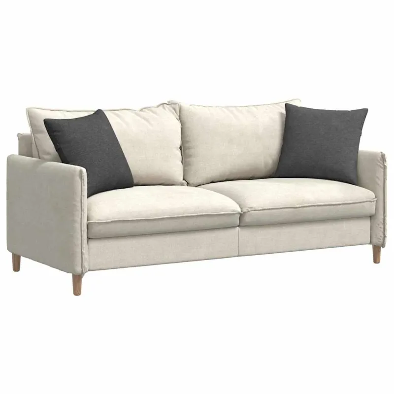 Sofa Pagalvės 2 pcs Tamsiai pilka 45 x 45 cm Kordūrinis audinys