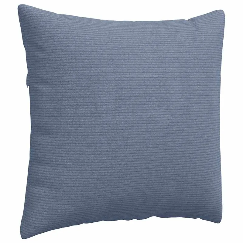 Sofa Pagalvės 2 pcs Mėlyna 45 x 45 cm Kordūrinis audinys