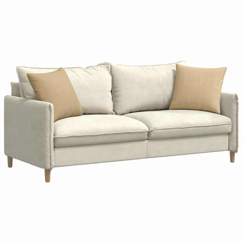 Sofa Pagalvės 2 pcs Pilkai žalia 45 x 45 cm Kordūrinis audinys
