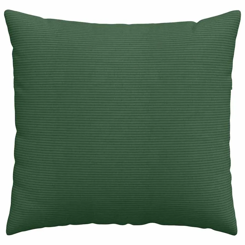 Sofa Pagalvės 2 pcs Tamsiai žalia 45 x 45 cm Kordūrinis audinys