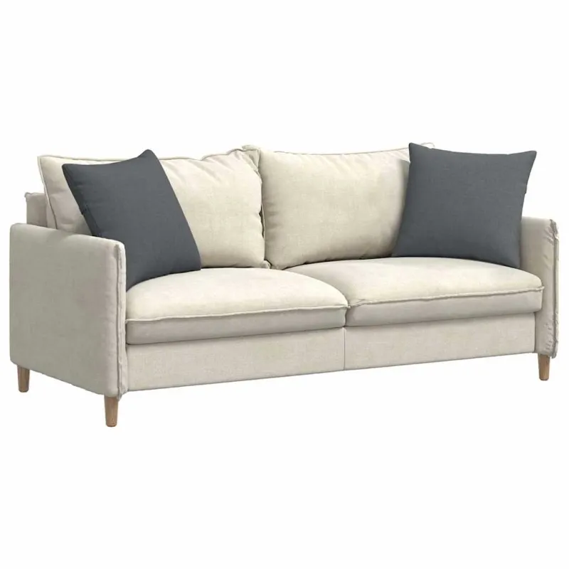 Sofa Pagalvės 2 pcs Tamsiai pilka 50 x 50 cm audinys