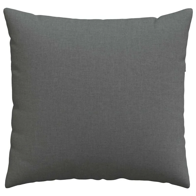 Sofa Pagalvės 2 pcs Tamsiai pilka 50 x 50 cm audinys
