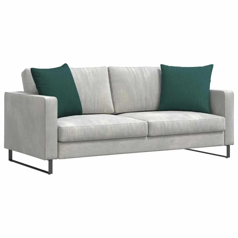 Sofa Pagalvės 2 pcs Tamsiai žalia 50 x 50 cm audinys