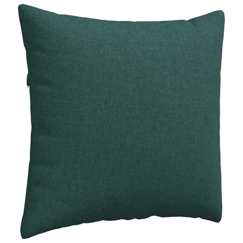 Sofa Pagalvės 2 pcs Tamsiai žalia 50 x 50 cm audinys