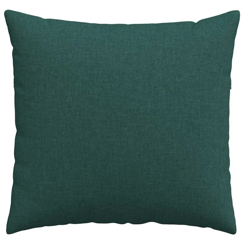Sofa Pagalvės 2 pcs Tamsiai žalia 50 x 50 cm audinys