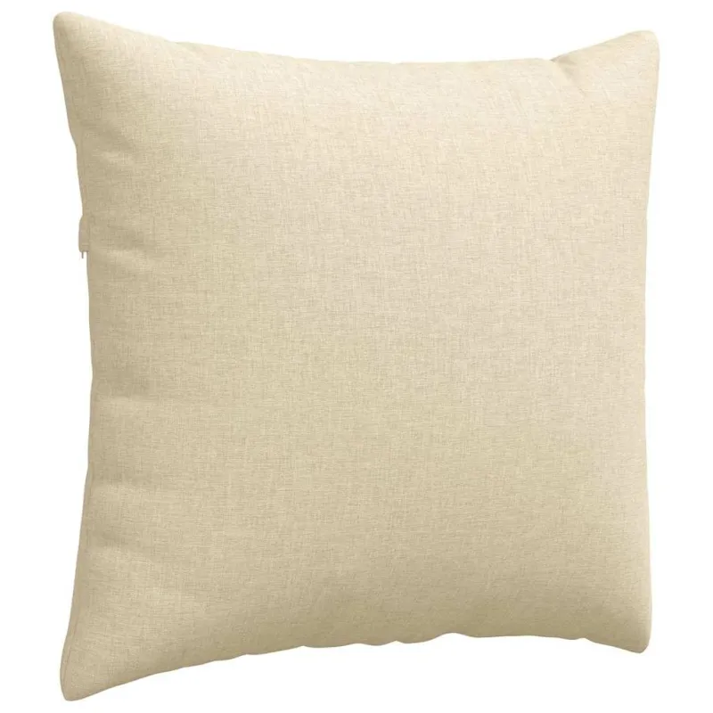 Sofa Pagalvės 2 pcs Kreminė 50 x 50 cm audinys