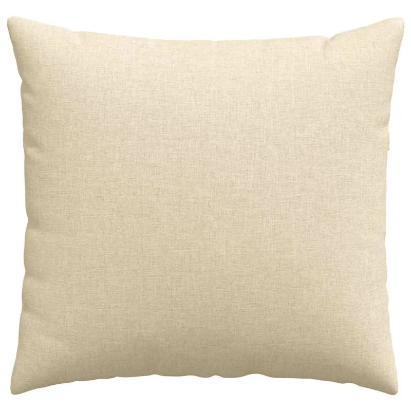 Sofa Pagalvės 2 pcs Kreminė 50 x 50 cm audinys
