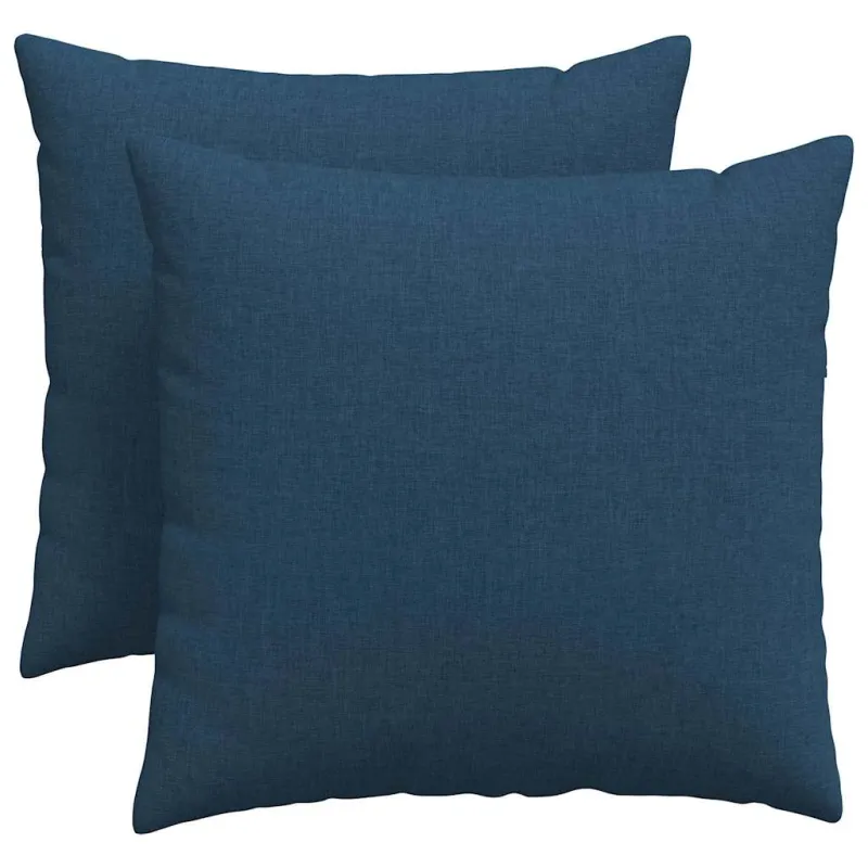 Sofa Pagalvės 2 pcs Mėlyna 50 x 50 cm audinys