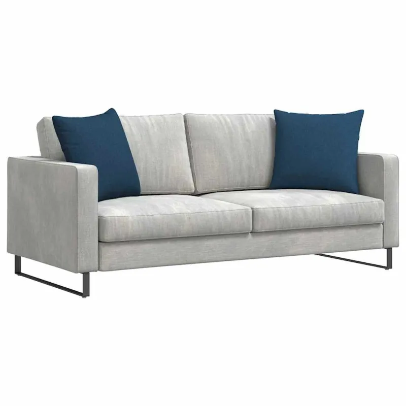 Sofa Pagalvės 2 pcs Mėlyna 50 x 50 cm audinys