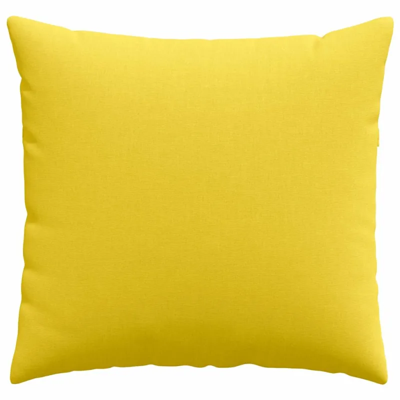 Sofa Pagalvės 2 pcs Šviesi geltona 50 x 50 cm audinys