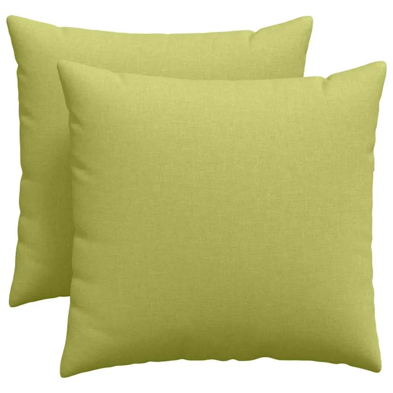 Sofa Pagalvės 2 pcs Šviesiai žalia 50 x 50 cm audinys