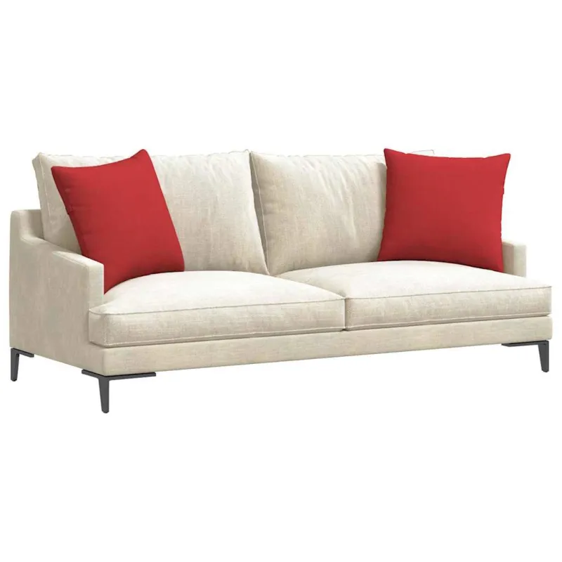 Sofa Pagalvės 2 pcs Raudona 50 x 50 cm audinys