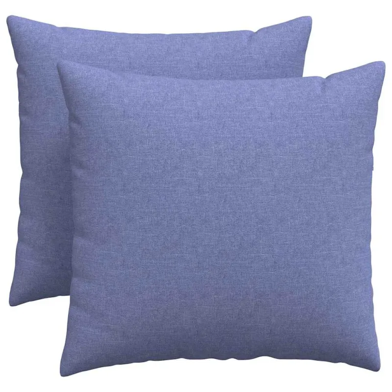Sofa Pagalvės 2 pcs Džinsinės mėlynos 50 x 50 cm audinys