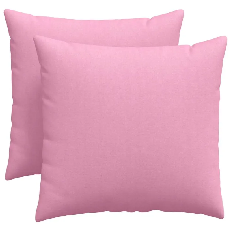 Sofa Pagalvės 2 pcs Rožinė 50 x 50 cm audinys