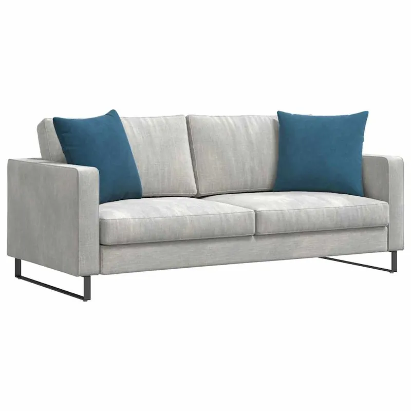 Sofa Pagalvės 2 pcs Mėlyna 50 x 50 cm Kordūrinis audinys