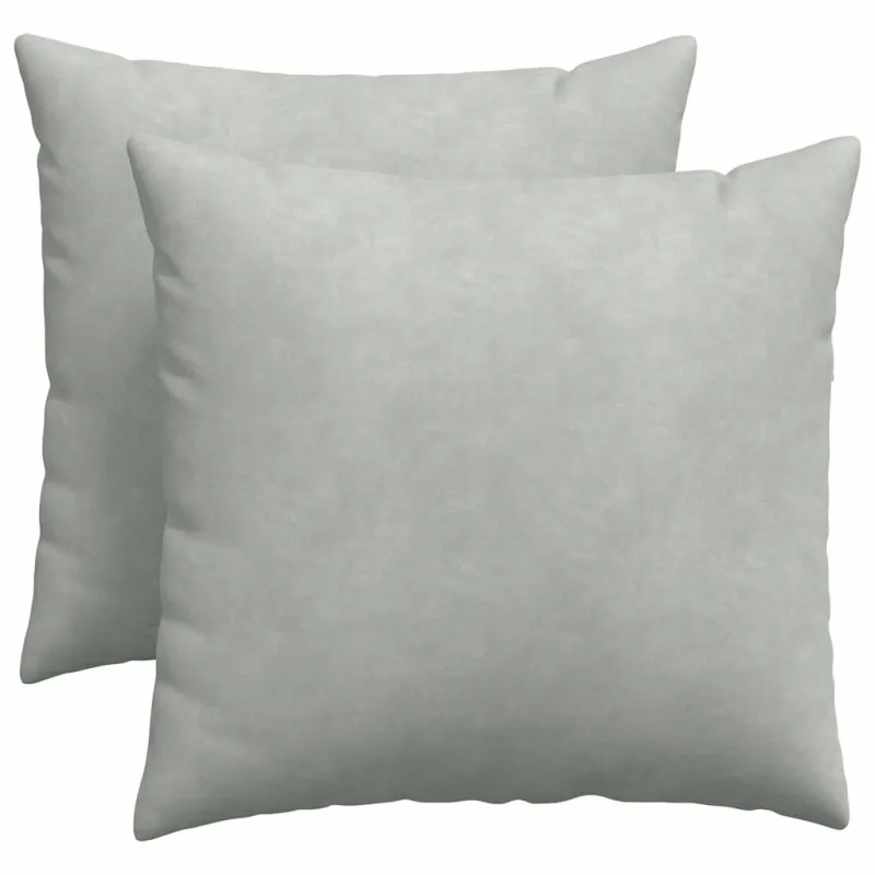 Sofa Pagalvės 2 pcs Šviesiai pilka 50 x 50 cm