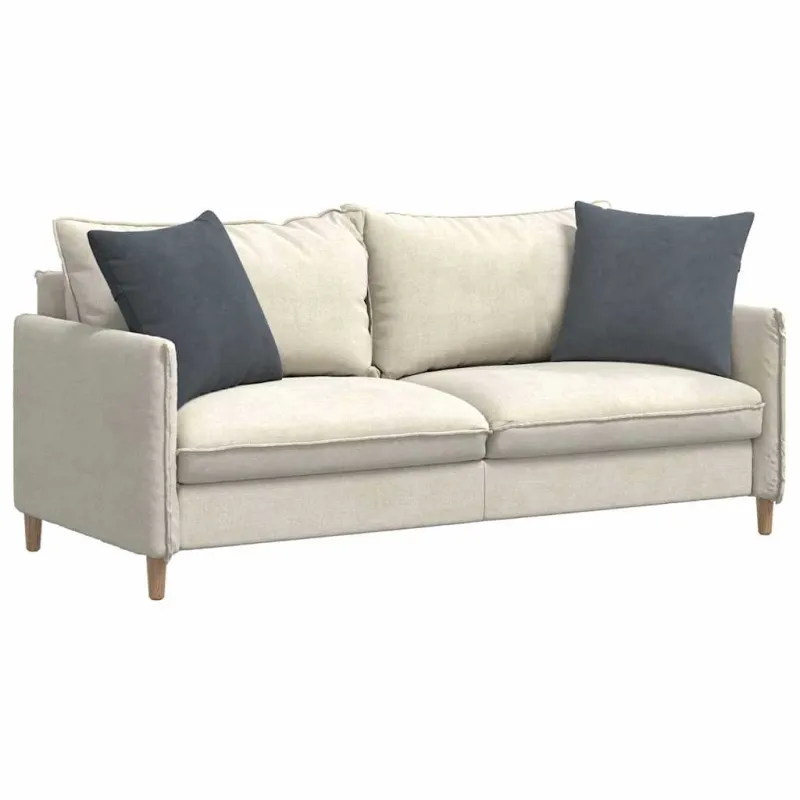 Sofa Pagalvės 2 pcs Tamsiai pilka 50 x 50 cm Kordūrinis audinys
