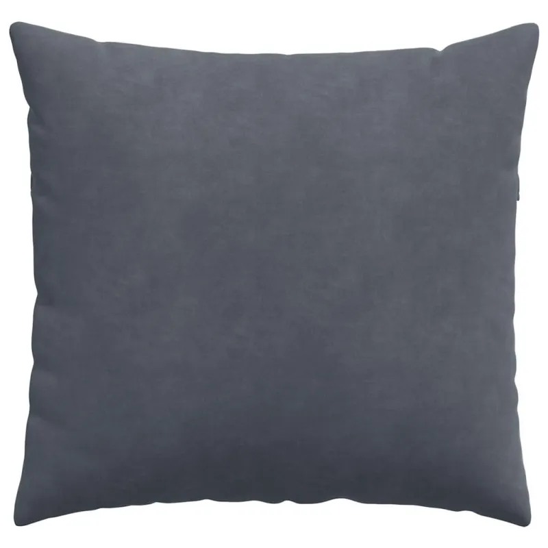 Sofa Pagalvės 2 pcs Tamsiai pilka 50 x 50 cm Kordūrinis audinys