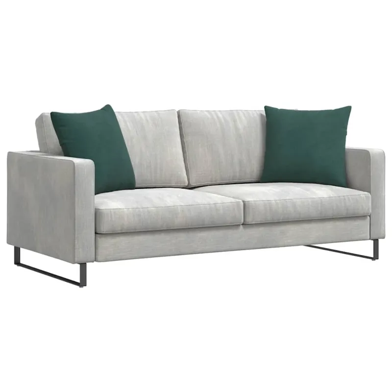 Sofa Pagalvės 2 pcs Tamsiai žalia 50 x 50 cm Kordūrinis audinys
