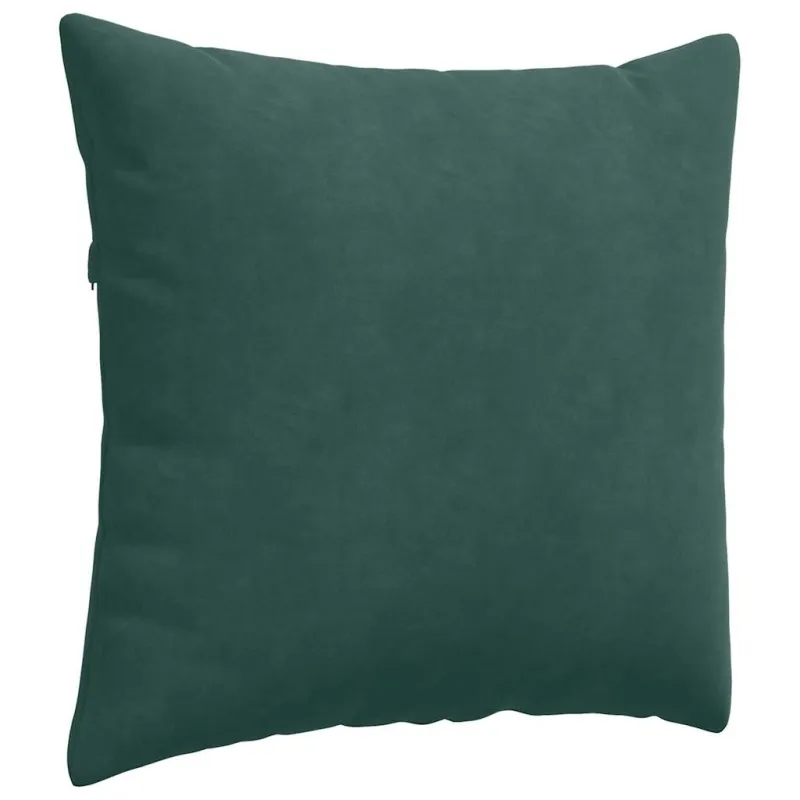 Sofa Pagalvės 2 pcs Tamsiai žalia 50 x 50 cm Kordūrinis audinys