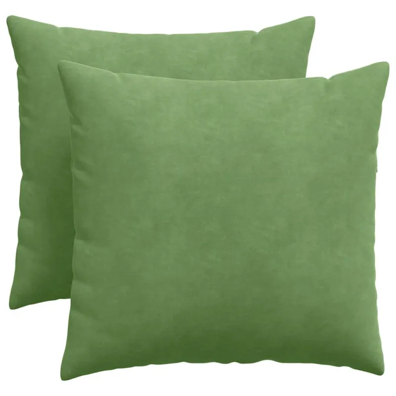 Sofa Pagalvės 2 pcs Šviesiai žalia 50 x 50 cm