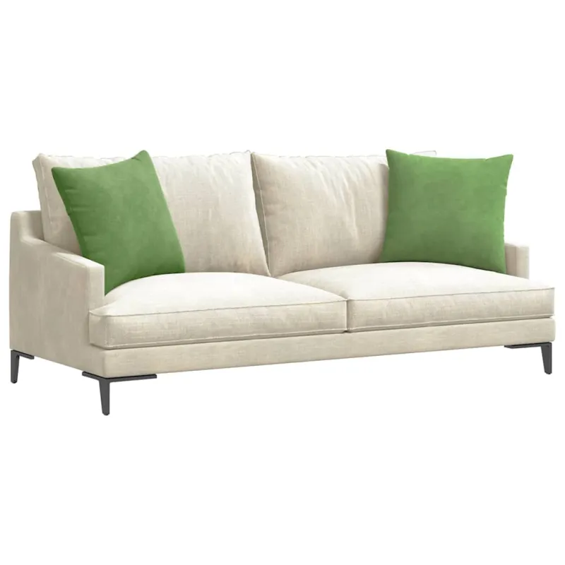 Sofa Pagalvės 2 pcs Šviesiai žalia 50 x 50 cm