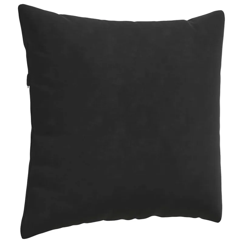 Sofa Pagalvės 2 pcs Juoda 50 x 50 cm Kordūrinis audinys