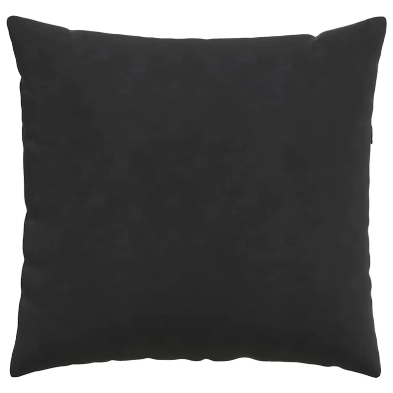 Sofa Pagalvės 2 pcs Juoda 50 x 50 cm Kordūrinis audinys