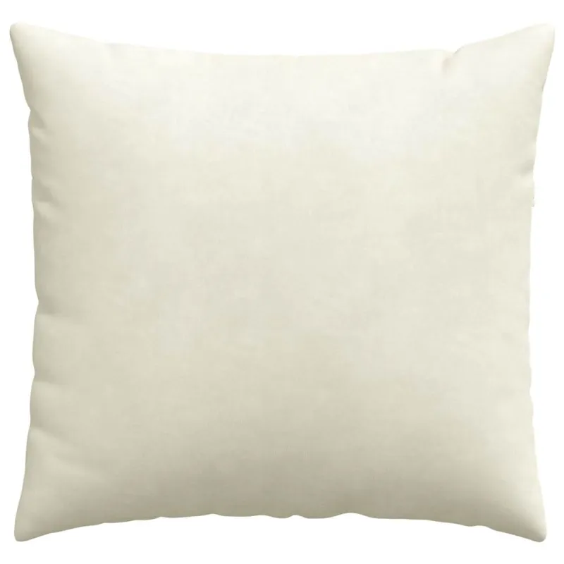 Sofa Pagalvės 2 pcs Kreminė 50 x 50 cm Kordūrinis audinys