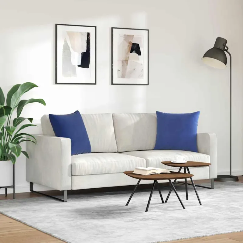 Sofa Pagalvės 2 pcs Policijos mėlyna 50 x 50 cm