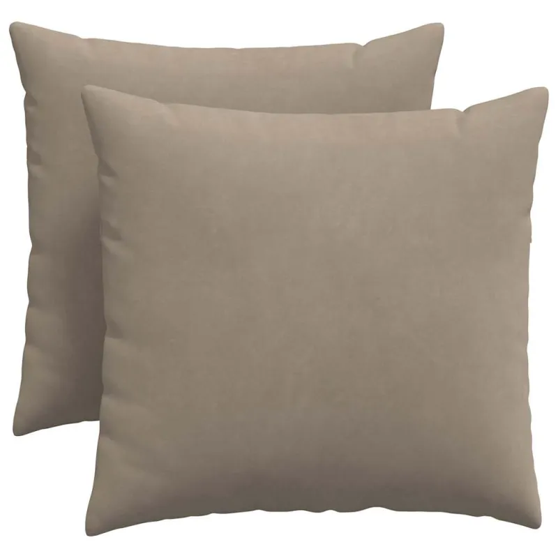Sofa Pagalvės 2 pcs Taupe 50 x 50 cm audinys