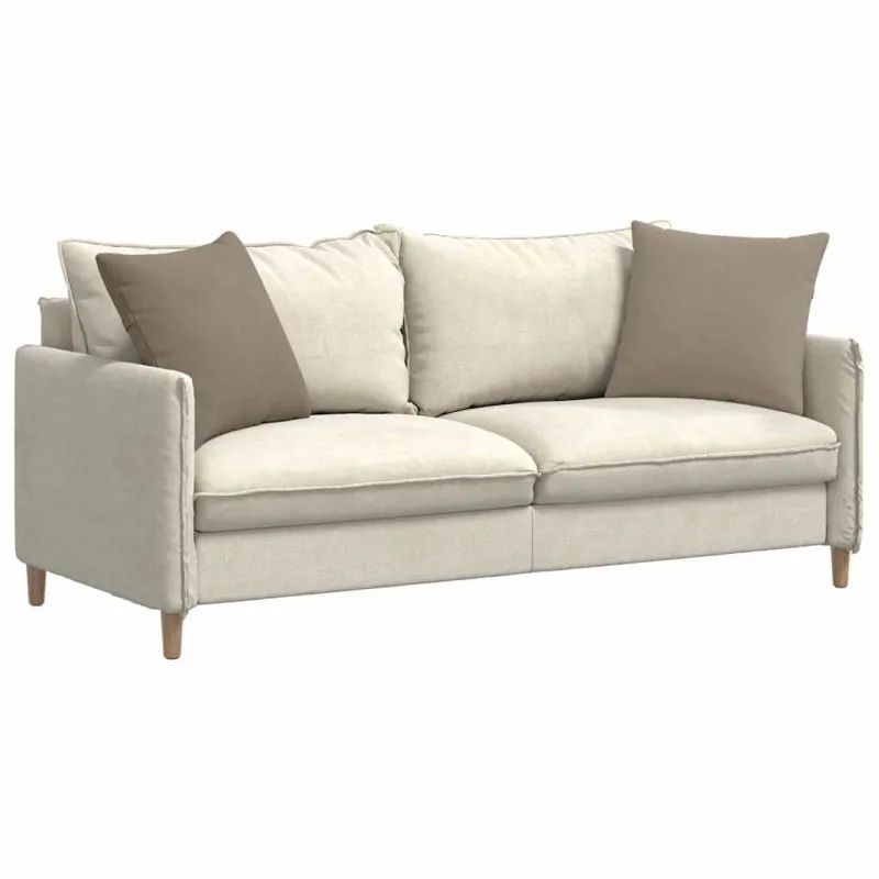 Sofa Pagalvės 2 pcs Taupe 50 x 50 cm audinys