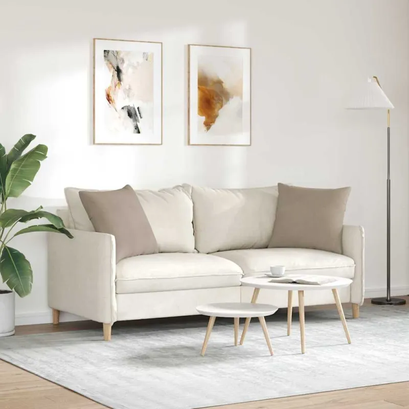 Sofa Pagalvės 2 pcs Taupe 50 x 50 cm audinys
