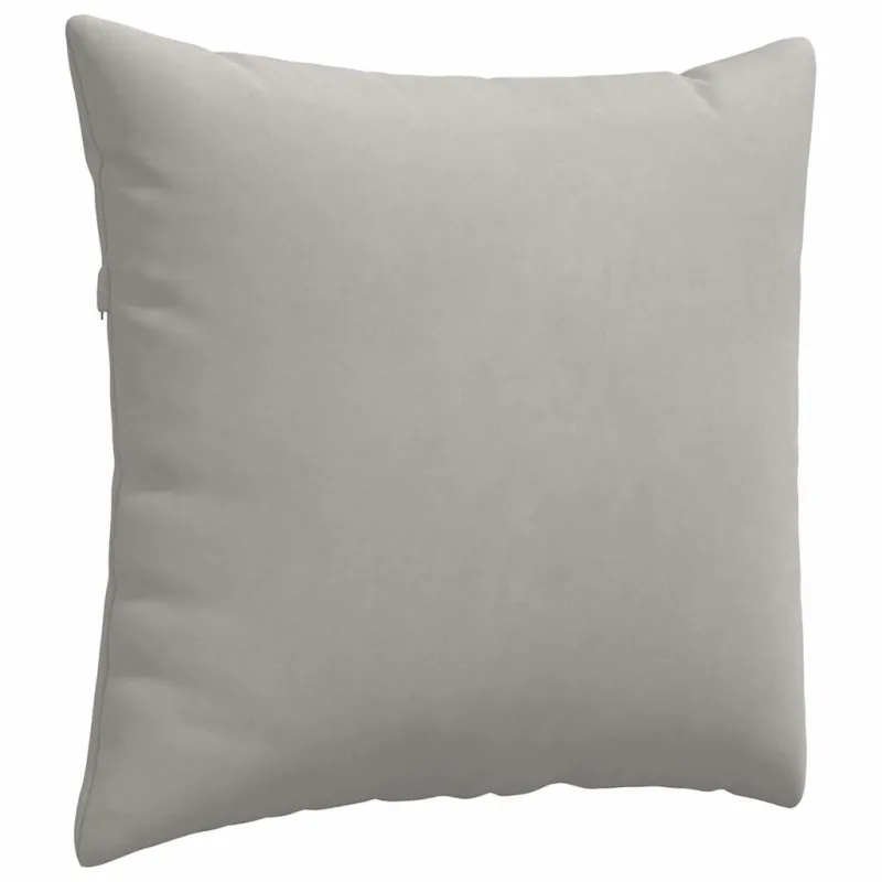 Sofa Pagalvės 2 pcs Šviesiai pilka 50 x 50 cm audinys