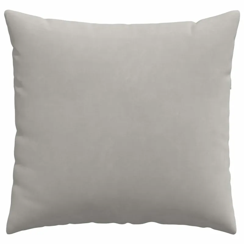 Sofa Pagalvės 2 pcs Šviesiai pilka 50 x 50 cm audinys