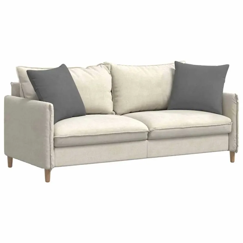 Sofa Pagalvės 2 pcs Tamsiai pilka 50 x 50 cm audinys