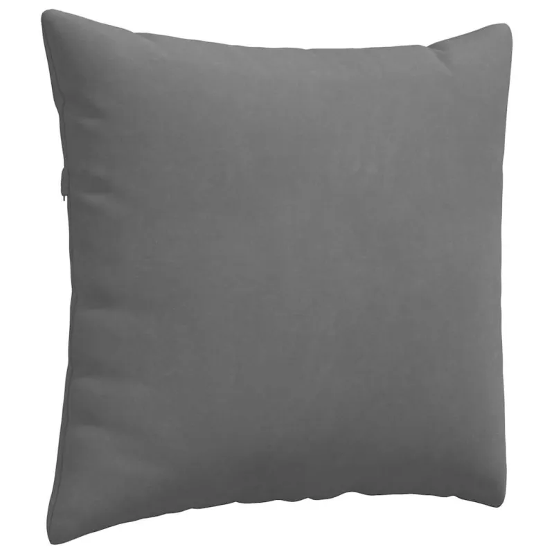 Sofa Pagalvės 2 pcs Tamsiai pilka 50 x 50 cm audinys