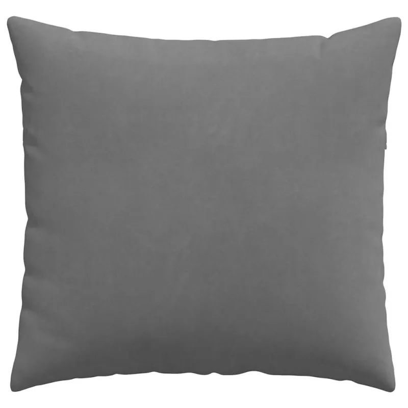 Sofa Pagalvės 2 pcs Tamsiai pilka 50 x 50 cm audinys