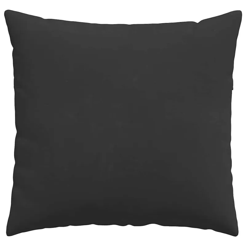 Sofa Pagalvės 2 pcs Juoda 50 x 50 cm audinys