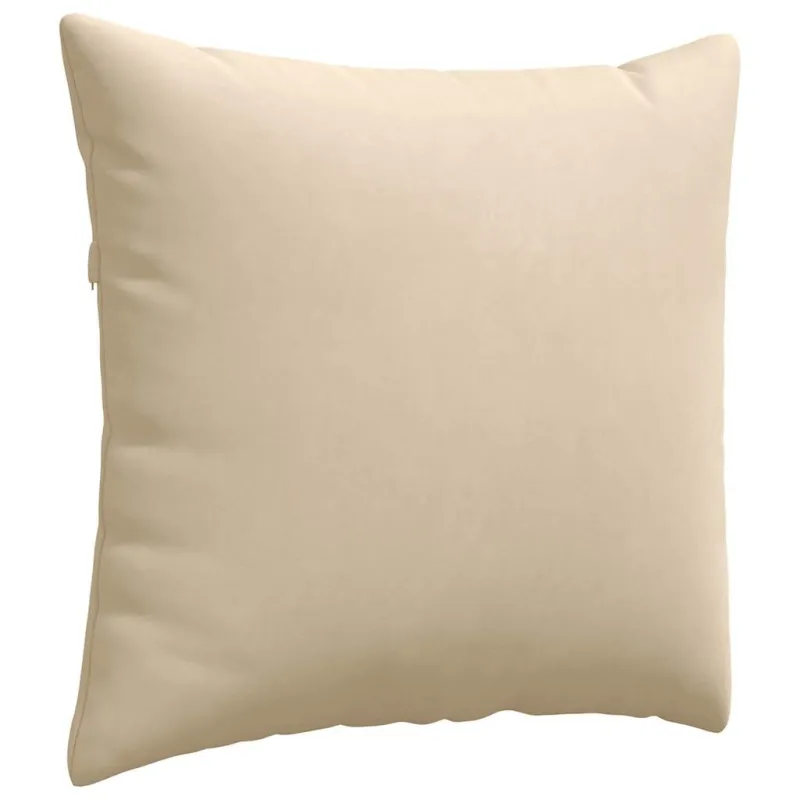 Sofa Pagalvės 2 pcs Kreminė 50 x 50 cm audinys