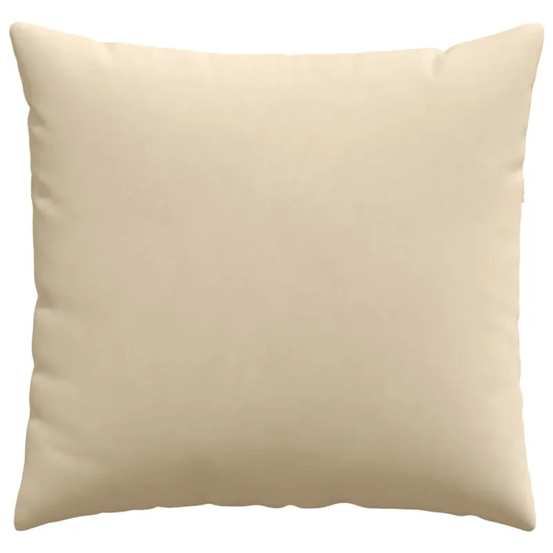 Sofa Pagalvės 2 pcs Kreminė 50 x 50 cm audinys