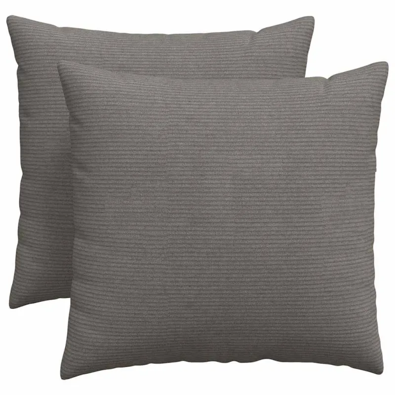 Sofa Pagalvės 2 pcs Šviesiai pilka 50 x 50 cm