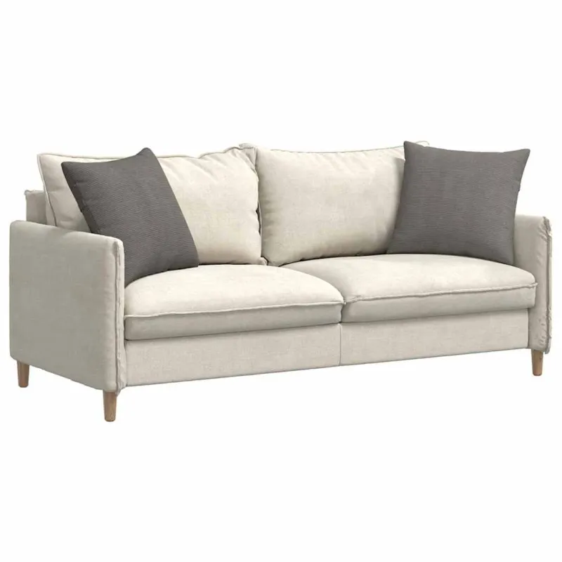 Sofa Pagalvės 2 pcs Šviesiai pilka 50 x 50 cm