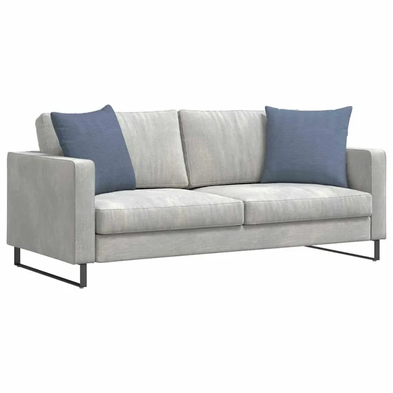 Sofa Pagalvės 2 pcs Mėlyna 50 x 50 cm Kordūrinis audinys