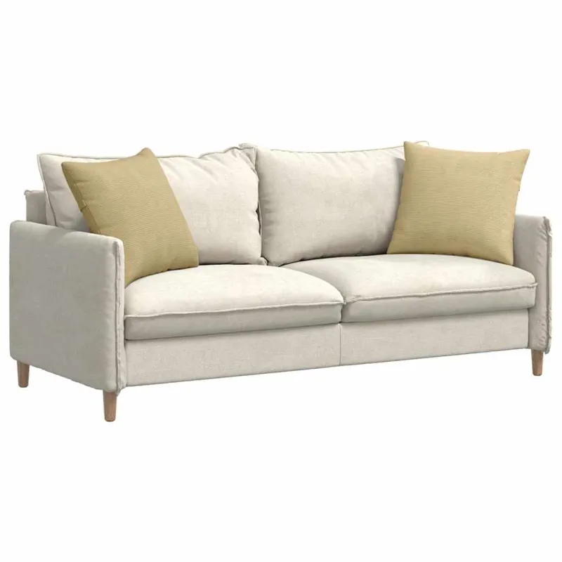 Sofa Pagalvės 2 pcs Pilkai žalia 50 x 50 cm Kordūrinis audinys