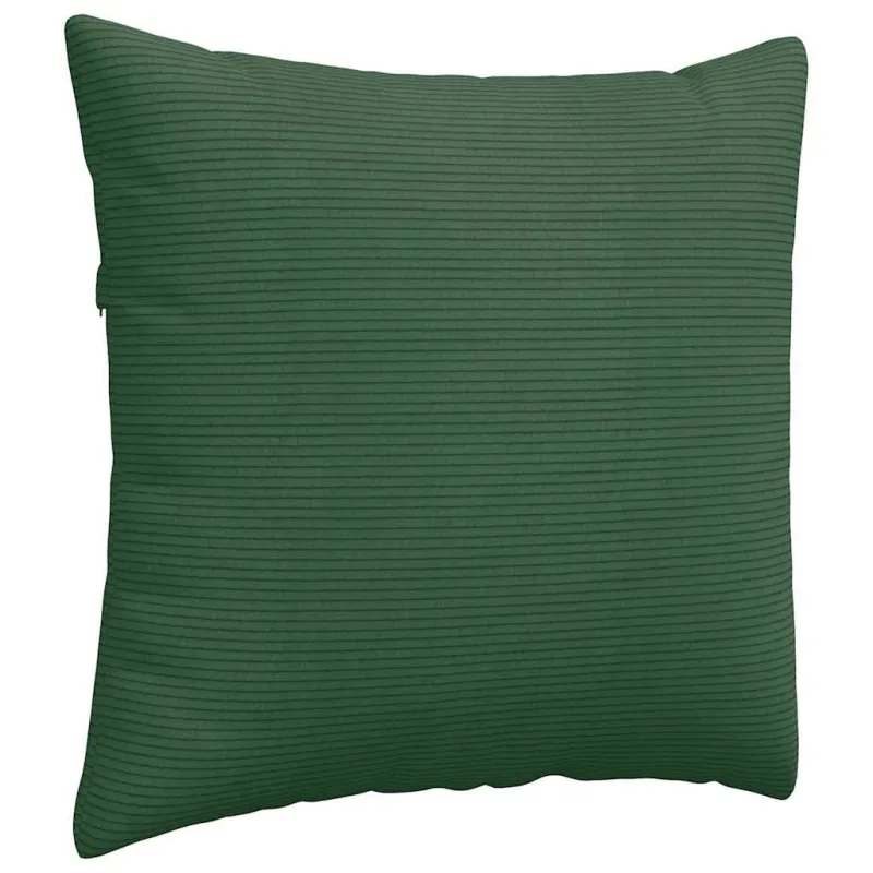 Sofa Pagalvės 2 pcs Tamsiai žalia 50 x 50 cm Kordūrinis audinys