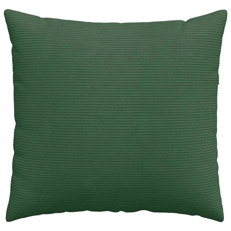 Sofa Pagalvės 2 pcs Tamsiai žalia 50 x 50 cm Kordūrinis audinys