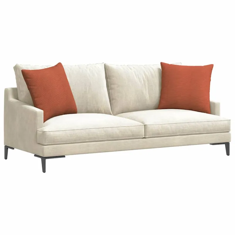Sofa Pagalvės 2 pcs Raudona oranžinė 50 x 50 cm